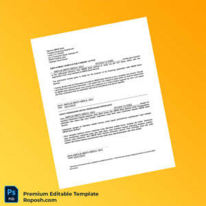 Customizable Malaysia MBSB Bank Berhad Employment Verification Letter Word & PDF Template