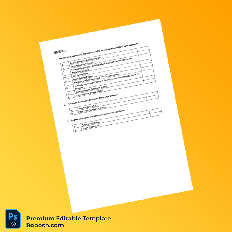 Customizable Malaysia Medical Council Provisional Registration Guidelines Document in Word and PDF formats 6 page Customizable Malaysia Medical Council Provisional Registration Guidelines Document in Word and PDF formats 6 page