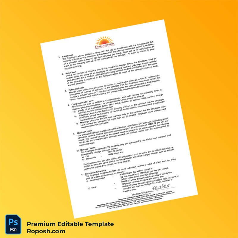 Customizable Malaysia Universiti Telekom Sdn Bhd Employment Verification Letter Word & PDF Template 6 page Customizable Malaysia Universiti Telekom Sdn Bhd Employment Verification Letter Word & PDF Template 6 page