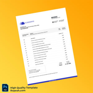 Malta Cloudways Ltd Invoice Template in Word and PDF formats 2 page Malta Cloudways Ltd Invoice Template in Word and PDF formats 2 page