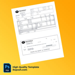 Motorola Solutions earning statement word and pdf template Motorola Solutions earning statement word and pdf template