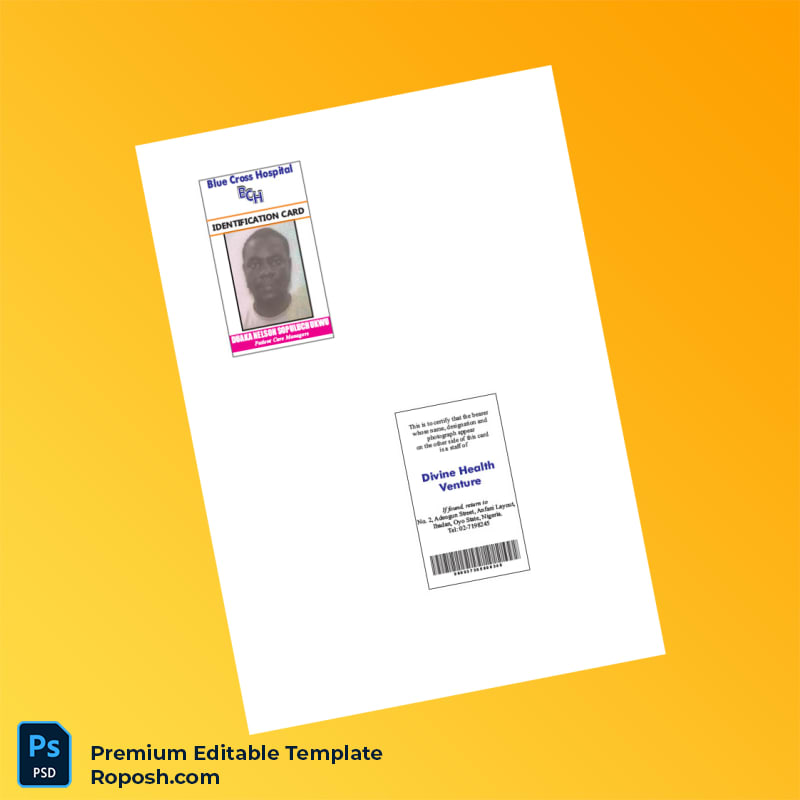 Customizable Nigeria Blue Cross Hospital Employment Verification Letter Word & PDF Template 8 page Customizable Nigeria Blue Cross Hospital Employment Verification Letter Word & PDF Template 8 page