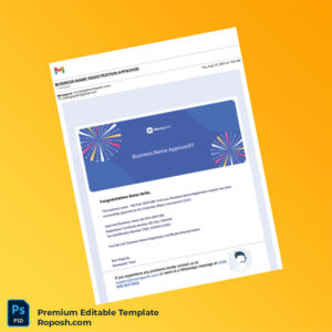 Customizable Nigeria Corporate Affairs Commission Business Name Registration Certificate Editable Word & PDF Template 2 page Customizable Nigeria Corporate Affairs Commission Business Name Registration Certificate Editable Word & PDF Template 2 page