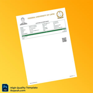 Nigeria Federal University of Lafia Invoice Template in Word and PDF formats Nigeria Federal University of Lafia Invoice Template in Word and PDF formats