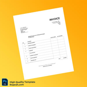 Nigeria Linx Media Invoice Template in Word and PDF formats
