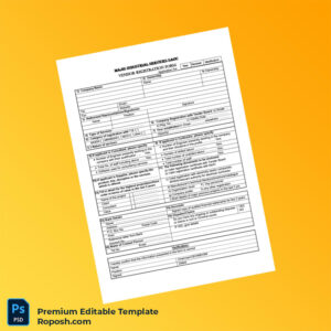 Customizable Oman Majis Industrial Services SAOC Vendor Registration Form Editable Word & PDF Template
