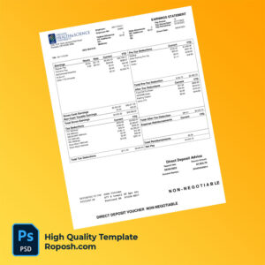 Oregon Health & Science University earning statement word and pdf template Oregon Health & Science University earning statement word and pdf template