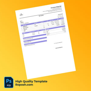 Pakistan LESCO Editable Electricity Bill Template in Word and PDF formats