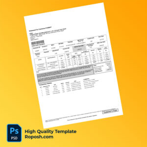 Pakistan Wateen Telecom Limited Editable Internet Bill Template in Word and PDF formats