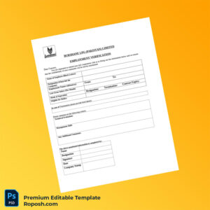 Customizable Pakistan Burshane LPG Employment Verification Letter Word & PDF Template Customizable Pakistan Burshane LPG Employment Verification Letter Word & PDF Template