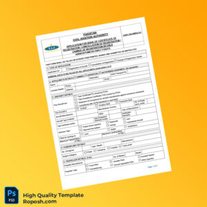 Pakistan Civil Aviation Authority Application for Certificate of Registration Cancellation Change of Registration Details Templa 4 page Pakistan Civil Aviation Authority Application for Certificate of Registration Cancellation Change of Registration Details Templa 4 page