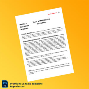 Customizable Pakistan MGH Chamber of Commerce Business Registration Certificate Editable Word & PDF Template 3 page