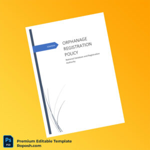 Customizable Pakistan NADRA Orphan Registration Policy Editable Word & PDF Template 6 page