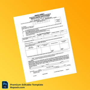 Customizable Pakistan PMDC Renewal Form Editable Word & PDF Template 2 page Customizable Pakistan PMDC Renewal Form Editable Word & PDF Template 2 page