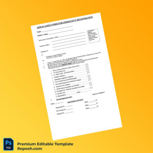 Customizable Pakistan Punjab Medical Council Application Form for Permanent Registration Editable Word & PDF Template 6 page Customizable Pakistan Punjab Medical Council Application Form for Permanent Registration Editable Word & PDF Template 6 page