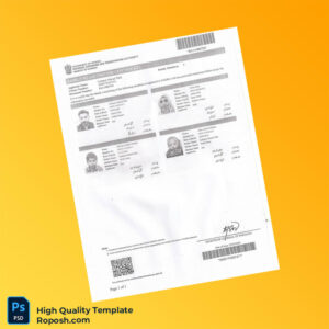 Pakistan Registrar General of Pakistan Editable Family Registration Certificate Template in Word and PDF formats Pakistan Registrar General of Pakistan Editable Family Registration Certificate Template in Word and PDF formats