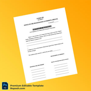 Customizable Pakistan Registration Authority Certificate of Registration Editable Word & PDF Template Customizable Pakistan Registration Authority Certificate of Registration Editable Word & PDF Template