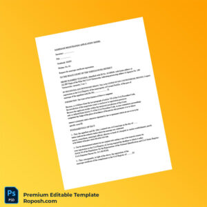 Customizable Peru Peace Court Request for Registration of Marriage Certificate Editable Word & PDF Template 2 page Customizable Peru Peace Court Request for Registration of Marriage Certificate Editable Word & PDF Template 2 page