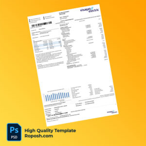 Philippines Visayan Electric Co. Inc. Editable Electric Bill Template in Word and PDF formats