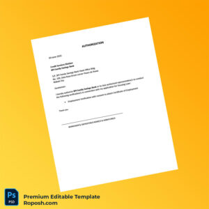 Customizable Philippines BPI Family Savings Bank Employment Verification Letter Word & PDF Template