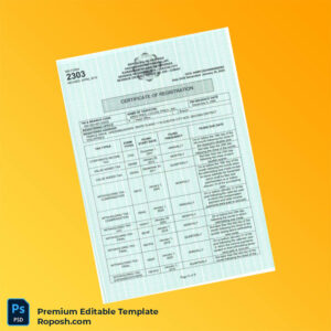 Customizable Philippines Bureau of Internal Revenue Certificate of Registration Editable Word & PDF Template 3 page Customizable Philippines Bureau of Internal Revenue Certificate of Registration Editable Word & PDF Template 3 page