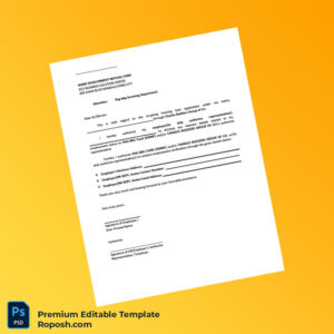 Customizable Philippines Charles Builders Group of Co Proof of Employment Letter Word & PDF Template