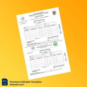 Customizable Philippines City Government of San Pablo Certificate of Registration Editable Word & PDF Template