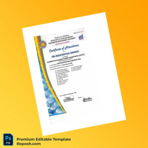 Customizable Philippines Cooperative Development Authority Certificate of Attendance Editable Word & PDF Template 3 page Customizable Philippines Cooperative Development Authority Certificate of Attendance Editable Word & PDF Template 3 page