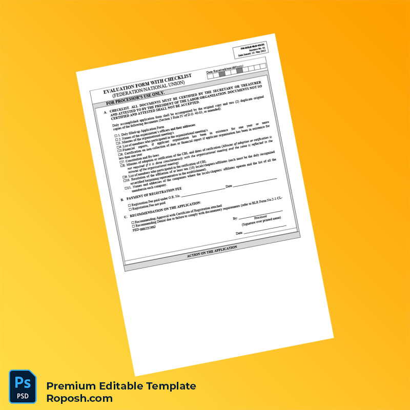 Customizable Philippines Department of Labor and Employment Application for Registration Federation National Union Template in Word and PDF f 3 page Customizable Philippines Department of Labor and Employment Application for Registration Federation National Union Template in Word and PDF f 3 page
