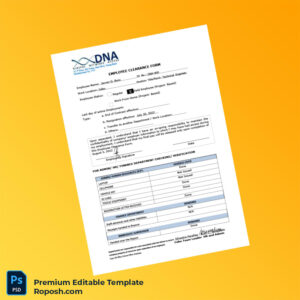 Customizable Philippines Jecren G Booc Employment Clearance Form Word & PDF Template Customizable Philippines Jecren G Booc Employment Clearance Form Word & PDF Template