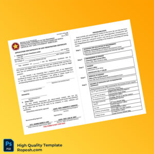 Philippines PUP OSS Editable Application for Duplicate of Lost Registration Certificate Template in Word and PDF formats Philippines PUP OSS Editable Application for Duplicate of Lost Registration Certificate Template in Word and PDF formats