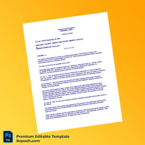 Philippines Supreme Court Certificate of Registration Editable Word & PDF Template 7 page