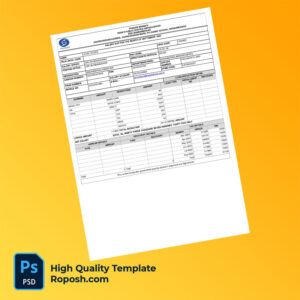 Prasar Bharati payslip word and pdf template