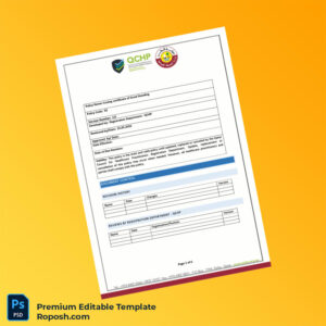 Customizable Qatar Qatar Council for Healthcare Practitioners Certificate of Good Standing Editable Word & PDF Template 6 page Customizable Qatar Qatar Council for Healthcare Practitioners Certificate of Good Standing Editable Word & PDF Template 6 page
