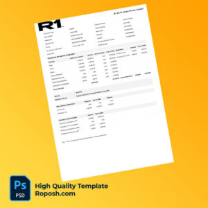R1 RCM Global Private Limited payslip word and pdf template R1 RCM Global Private Limited payslip word and pdf template