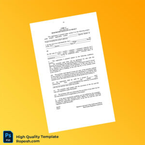 Registration Certificate of Project from Real Estate Regulatory Authority Template in Word and PDF formats Registration Certificate of Project from Real Estate Regulatory Authority Template in Word and PDF formats