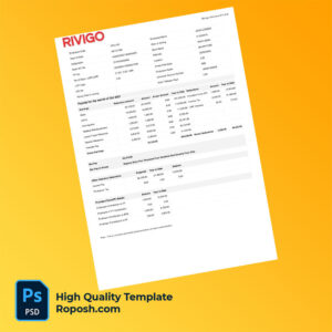 Rivigo Services Pvt Ltd payslip word and pdf template Rivigo Services Pvt Ltd payslip word and pdf template