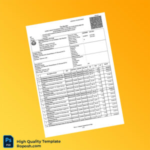 Romania Uprising Science Pvt Ltd Tax Invoice Template in Word and PDF formats 8 page Romania Uprising Science Pvt Ltd Tax Invoice Template in Word and PDF formats 8 page