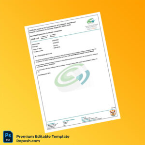 Customizable South Africa CIPC Registration Certificate Editable Word & PDF Template 7 page Customizable South Africa CIPC Registration Certificate Editable Word & PDF Template 7 page
