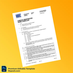 Customizable South Africa National Home Builders Registration Council Company Registration Guide and Check List Template in Word and PDF form 3 page Customizable South Africa National Home Builders Registration Council Company Registration Guide and Check List Template in Word and PDF form 3 page