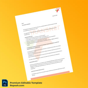 Customizable South Africa Transnet Employment Verification Letter Word & PDF Template 2 page