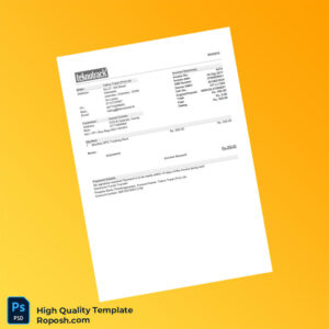 Sri Lanka Tekno Track Invoice Template in Word and PDF formats