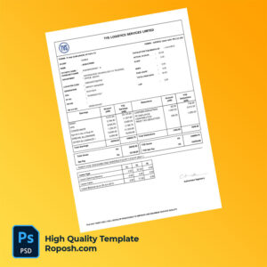 TVS Logistics Services Limited payslip word and pdf template