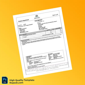 UAE University Of Sharjah Tax Invoice Template in Word and PDF formats UAE University Of Sharjah Tax Invoice Template in Word and PDF formats