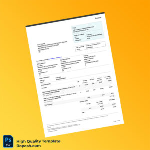 UK Amazon Services Europe S a r L Invoice Template in Word and PDF formats