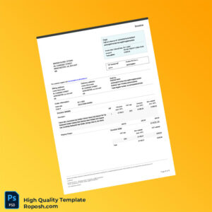 UK JinZhongShiYuCiQuYanLongRiYongBaiHuoDian Invoice Template in Word and PDF formats UK JinZhongShiYuCiQuYanLongRiYongBaiHuoDian Invoice Template in Word and PDF formats