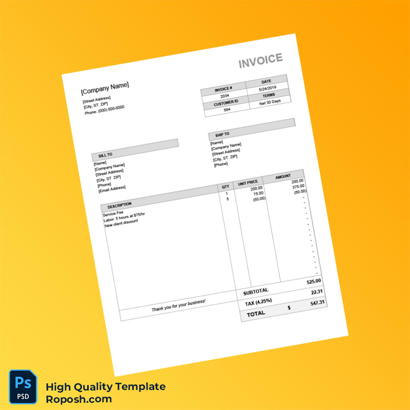 UK Smart Printing Solutions LTD Invoice Template in Word and PDF formats 8 page UK Smart Printing Solutions LTD Invoice Template in Word and PDF formats 8 page