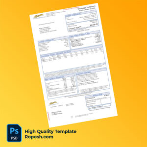 US Freedom Mortgage Editable Mortgage Statement Template in Word and PDF formats