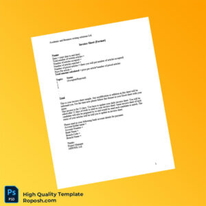 USA ABWSOL Ltd Invoice Template in Word and PDF formats USA ABWSOL Ltd Invoice Template in Word and PDF formats