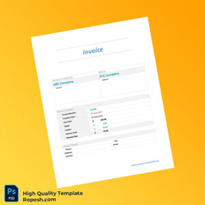 USA ANALYSISTABS Invoice Template in Word and PDF formats 2 page